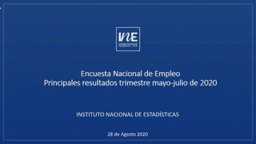 280820-01 ENCUESTA NACIONAL DE EMPLEO