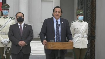 301020-06 VOCERÍA MINISTRO DEL INTERIOR POR MUERTE DE CARABINERO 01 (VÍCTOR PÉREZ-MINISTRO DEL INTERIOR)