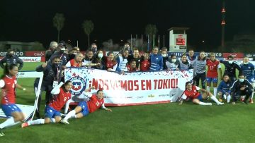 130421-13 IMAGENES CELEBRACIÓN CLASIFICACIÓN SELECCIÓN CHILENA FEMENINA A JUEGOS OLÍMPICOs 2022 11