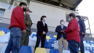 AUTORIDADES REVISAN EN TERRENO PROTOCOLO PARA EL REGRESO DEL PUBLICO AL ESTADIO SAUSALITO