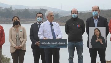1911214-04 PDTE PIÑERA VISITA EMBALSE LOS AROMOS 02