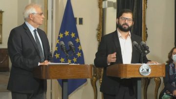 270422-07 PRESIDENTE BORIC SE REÚNE CON EL ALTO REPRESENTANTE PARA LA POLÍTICA EXTERIOR DE LA UNIÓN EUROPEA 02