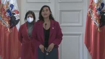 280622-01 LA MINISTRA DEL INTERIOR Y LA MINISTRA DE LA MUJER FIRMAN CONVENIO QUE PERMITIRÁ QUERELLARSE EN CASOS DE DELITOS DE ALTA CONNOTACIÓN PÚBLICA 02