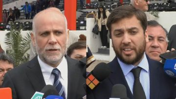 190922-03 DECLARACIONES SENADOR ALVARO ELIZALDE Y DIPUTADO RAUL SOTO TRAS PARADA MILITAR 00