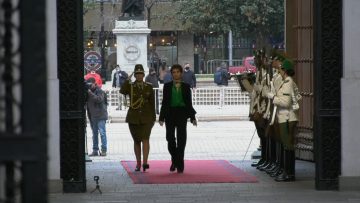 200922-02 LLEGADA DE LA VICEPRESIDENTA TOHÁ A LA MONEDA 03
