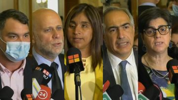290922-C01 DECLARACIONES SENADORES EN CONGRESO SANTIAGO 00