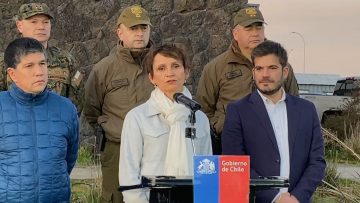 300922-18 PUNTO DE PRENSA MINISTRA TOHA AL LLEGAR A LA ARAUCANÍA 07