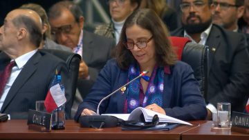 071022-06 PARTICIPACIÓN DE LA CANCILLER URREJOLA EN LA TERCERA SESIÓN PLENARIA DE LA ASAMBLEA GENERAL DE LA OEA 03