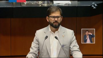 241122-M03 PRESIDENTE BORIC ASISTE A SESIÓN SOLEMNE EN EL SENADO DE LA REPÚBLICA DE LOS ESTADOS UNIDOS MEXICANOS 19