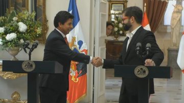 291122-04 DECLARACIÓN A LOS MEDIOS DE COMUNICACIÓN DE LOS PRESIDENTES DE CHILE Y PERÚ 11