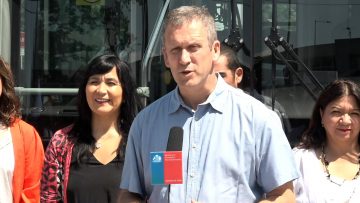 070123-04 MINISTRO JUAN CARLOS MUÑOZ ANUNCIA IMPLEMENTACIÓN DE 107 BUSES ELÉCTRICOS (01)