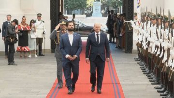 290123-02 LLEGADA CANCILLER ALEMÁN A LA MONEDA, OLAF SCHOLZ (01)