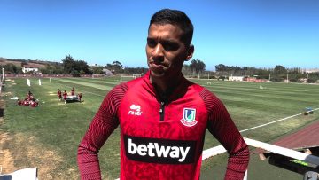 150223DEP02 SEBASTIÁN LOMÓNACO ANALIZA EL PARTIDO PASADO CON CURICÓ Y LO QUE SE VIENE CON PALESTINO (01)