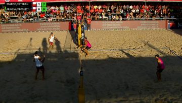 260223DEP02 COMPACTO DEL TÍTULO DE LOS PRIMOS GRIMALT EN EL CIRCUITO SUDAMERICANO DE VOLEIBOL PLAYA (01)