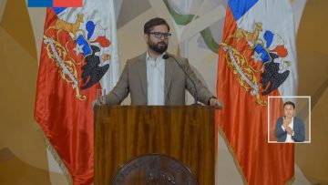 06032317 PRESIDENTE BORIC PARTICIPA EN LA CEREMONIA DE REINTEGRO DE CHILE AL BANCO DE DESARROLLO DE AMÉRICA LATINA CAF11