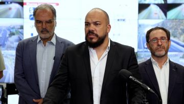 09032305 PUNTO DE PRENSA DEL SUBSECRETARIO DEL DELITO Y MINISTRO DE OBRAS PÚBLICAS (01)
