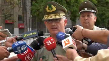 09032322 PUNTO DE PRENSA CARABINEROS POR REUNIÓN CON JORGE VALDIVIA 02