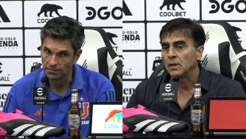 120323DEP03 CONFERENCIA DE PRENSA POST PARTIDO DE LOS TÉCNICOS DE UNIVERSIDAD DE CHILE Y COLO-COLO TRAS EMPATAR 0-0 00