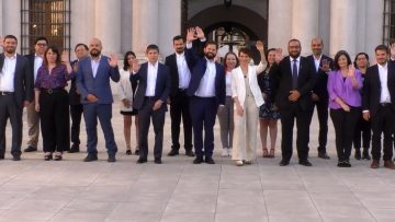 17032301 APOYO REUNIÓN PRESIDENTE BORIC CON DELEGADOS PRESIDENCIALES EN LA MONEDA 16