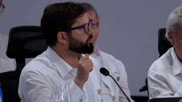 250323RD03 APOYOS DEL PRESIDENTE BORIC EN SU INTERVENCIÓN EN LA CUMBRE IBEROAMERICANA (01)
