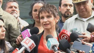 26032313 VICEPRESIDENTA Y GENERAL DIRECTOR SE REFIEREN A LA MUERTE DE CARABINERA (01)