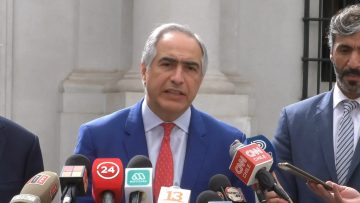 DECLARACIONES DEL SENADOR FRANCISCO CHAHUÁN EN LA MONEDA 05