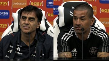 090423DEP03 CONFERENCIA DE PRENSA DE LOS TÉCNICOS DE COLO-COLO Y SANTIAGO CITY (01)
