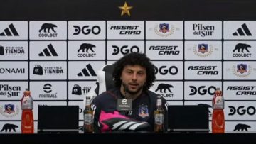 110423DEP02 CONFERENCIA JUGADOR COLO-COLO MAXIMILIANO FALCON 02