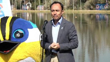 130423DEP01 MINISTRO DEL DEPORTE VISITA EL LAGO LOS MORROS (01)