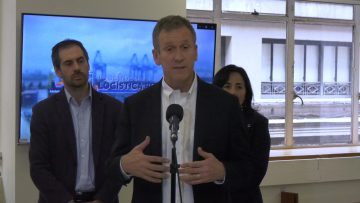 14042312 EL MINISTRO DE TRANSPORTES LANZA POLÍTICA NACIONAL DE DESARROLLO LOGÍSTICO PORTUARIO 01