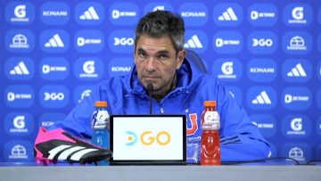 140423DEP02 CONFERENCIA DE PRENSA DT UNIVERSIDAD DE CHILE, MAURICIO PELLEGRINO (01)