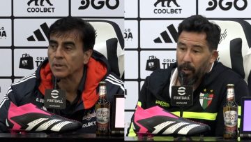 230423DEP02 CONFERENCIA DE PRENSA DE LOS DIRECTORES TÉCNICOS DE COLO-COLO Y PALESTINO (01)