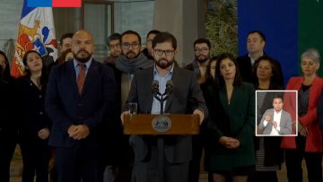 26042310 PUNTO DE PRENSA DEL PRESIDENTE BORIC DESPUÉS DEL GABINETE REGIONAL EN LA REGIÓN DE LOS LAGOS 01