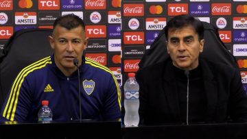 030523DEP06 CONFERENCIA DE PRENSA POST PARTIDO DE LOS DT DE COLOCOLO Y BOCA JUNIORS 00