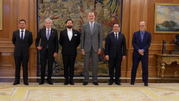 140723ESP03 ENCUENTRO ENTRE EL PRESIDENTE BORIC Y EL REY DE ESPAÑA 02