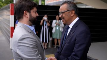 190723SZA02 APOYO REUNIÓN PRESIDENTE BORIC CON DIRECTOR DE LA OMS 01