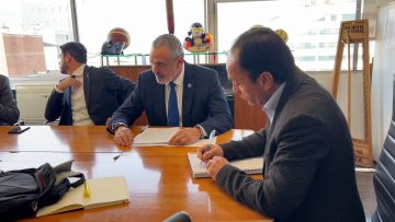 260723DEP03 REUNIÓN DEL MINISTRO DEL DEPORTE JUNTO AL PRESIDENTE DE LA ANFP 01