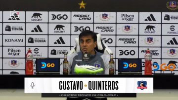 280723DEP02 CONFERENCIA DE PRENSA DEL DIRECTOR TÉCNICO DE COLO-COLO, GUSTAVO QUINTEROS 02