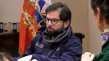 23082303 PRESIDENTE GABRIEL BORIC ENCABEZA REUNIÓN DE TRABAJO POR SISTEMA FRONTAL 09
