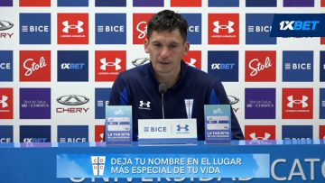 230823DEP01 CONFERENCIA DE PRENSA DEL JUGADOR DE UNIVERSIDAD CATÓLICA, ALFONSO PAROT 01