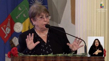 06092306 EXPRESIDENTA BACHELET PARTICIPA DE SEMINARIO EN LA U. DE CHILE 19