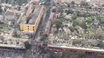 10092309 CARABINEROS SOBREVUELA CEMENTERIO GENERAL 02