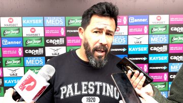 230923DEP02 CONFERENCIA DE PRENSA POST PARTIDO DEL DT DE PALESTINO, PABLO SÁNCHEZ 02
