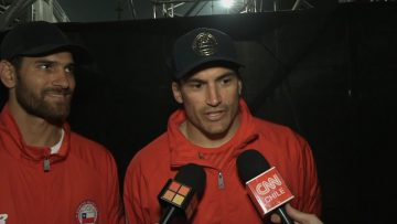 221023PAN12 DECLARACIONES DE LOS PRIMOS GRIMALT TRAS VENCER A PARAGUAY 03
