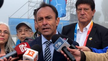 251023DEP01 PUNTO DE PRENSA DEL MINISTRO DEL DEPORTE EN SAN PEDRO DE LA PAZ 4