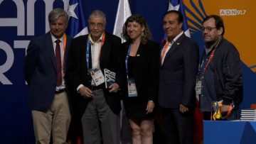 251023PAN03 SE REALIZA EL HOMENAJE A LAS LEYENDAS DEL PERIODISMO DEPORTIVO EN LA SALA DE CONFERENCIAS DEL MPC 09