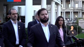 021123O7 PUNTO DE PRENSA PRESIDENTE BORIC EN WASHINGTON 02