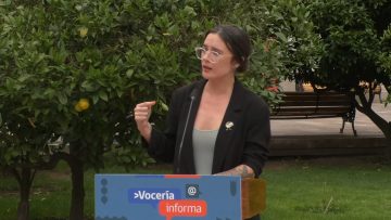 09112318 VOCERÍA MINISTRA VALLEJO EN LA MONEDA 1