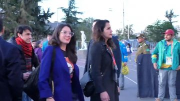 171123PAR08 LLEGADA DE LA MINISTRA VALLEJO A LA CEREMONIA INAUGURAL DE LOS JUEGOS PARAPANAMERICANOS 01