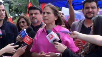 02122305 PUNTO DE PRENSA VOCERA DEL EN CONTRA EN ESTACIÓN CENTRAL 01